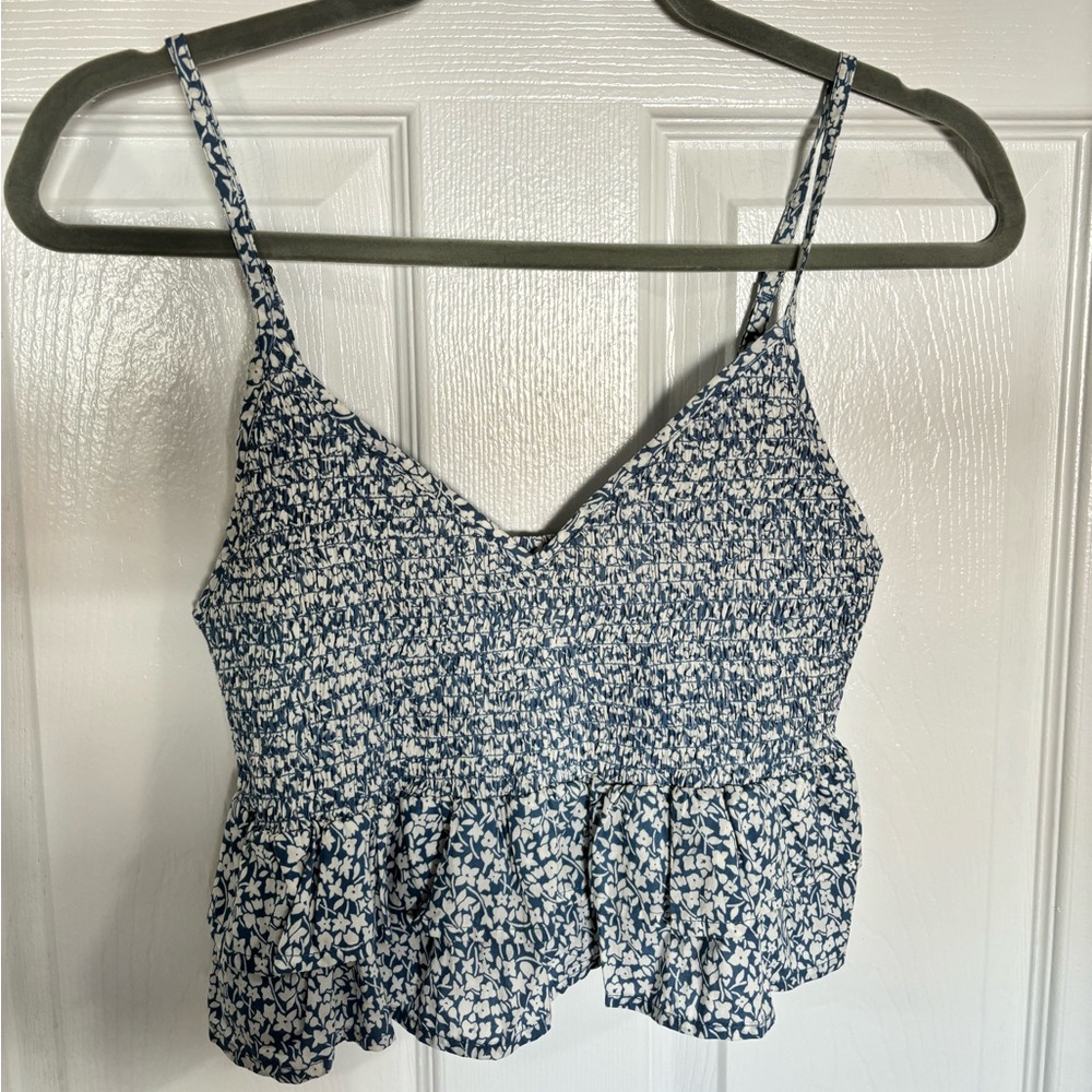 Billabong Crop Top, Peplum style, Never Worn, Size M